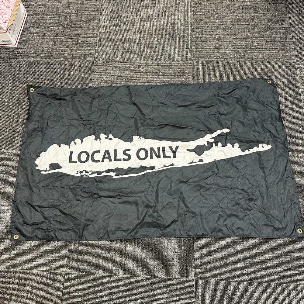 LOCALS ONLY Black Banner